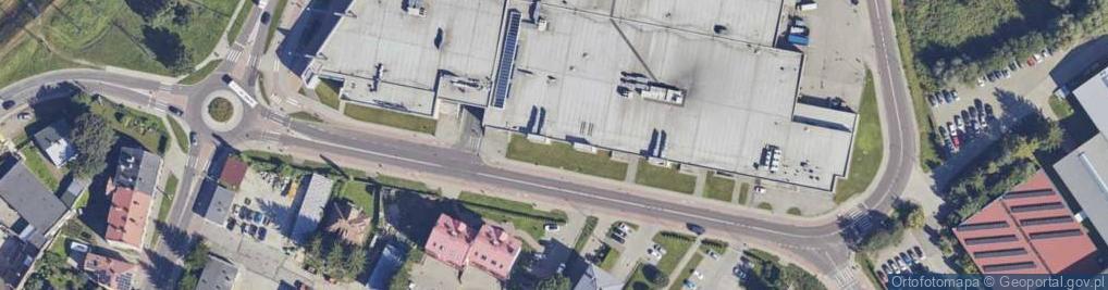 Zdjęcie satelitarne DHL POP Kaufland punkt informacyjny