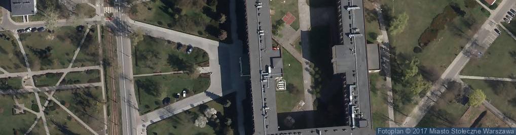 Zdjęcie satelitarne DHL POP Kiosk przy WAT