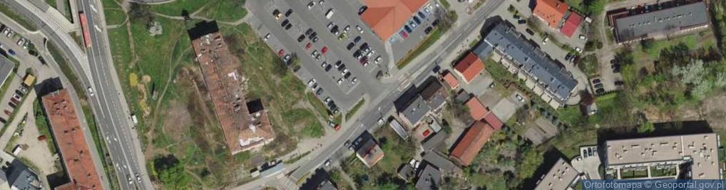 Zdjęcie satelitarne DHL POP Lidl