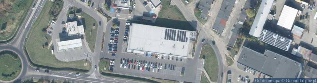 Zdjęcie satelitarne DHL POP Lidl