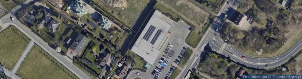 Zdjęcie satelitarne DHL POP Lidl