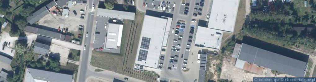 Zdjęcie satelitarne DHL POP Lidl