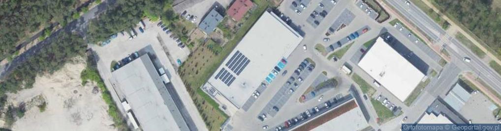 Zdjęcie satelitarne DHL POP Lidl
