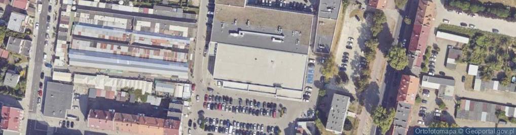 Zdjęcie satelitarne DHL POP Lidl