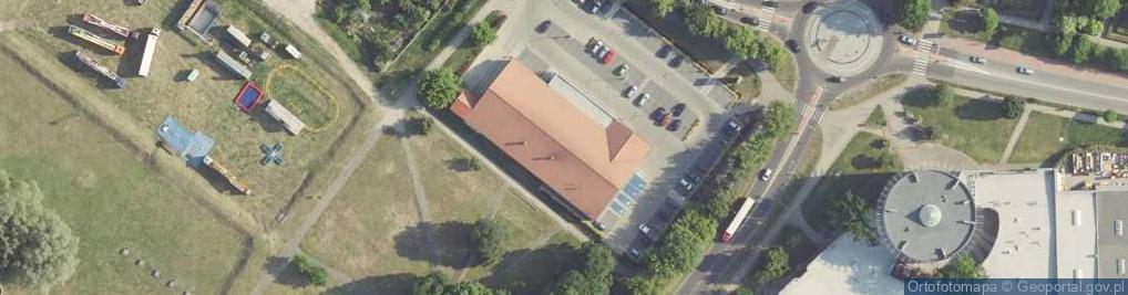 Zdjęcie satelitarne DHL POP Lidl