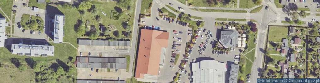 Zdjęcie satelitarne DHL POP Lidl