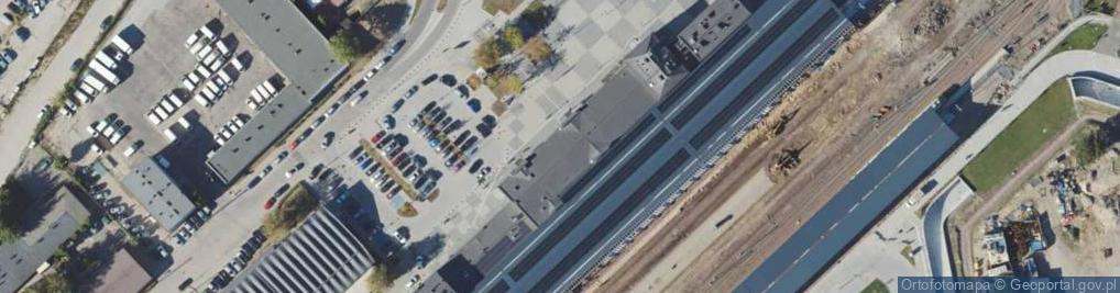 Zdjęcie satelitarne DHL POP Relay Dworzec PKP
