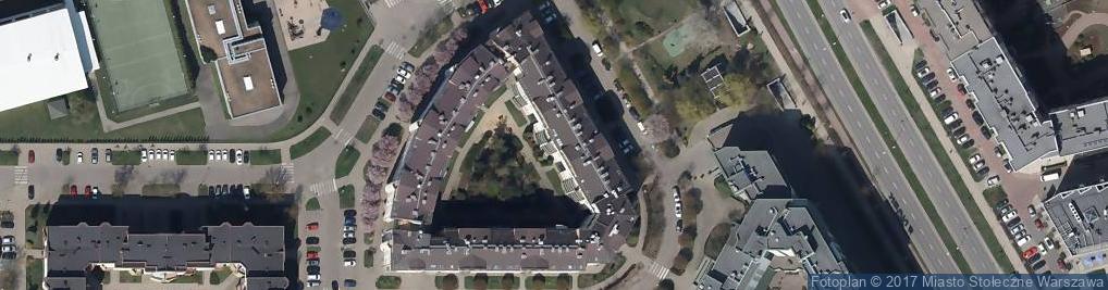 Zdjęcie satelitarne DHL POP Relay Metro Natolin