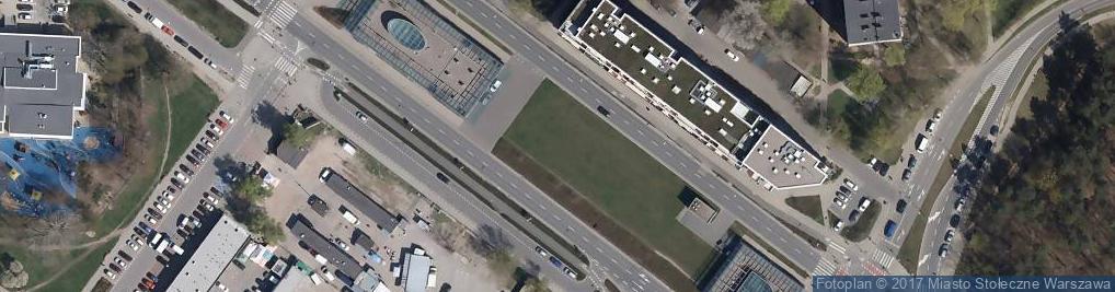 Zdjęcie satelitarne DHL POP Relay Metro Wawrzyszew