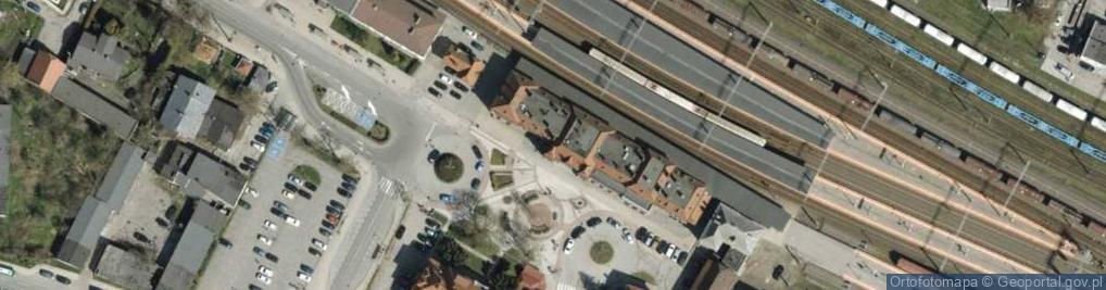 Zdjęcie satelitarne DHL POP Relay PKP