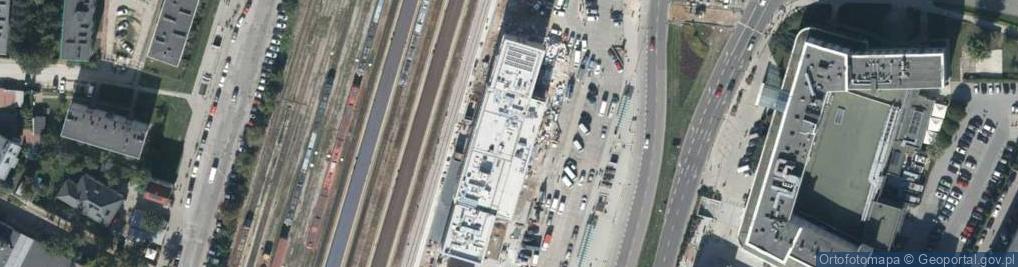 Zdjęcie satelitarne DHL POP Relay PKP