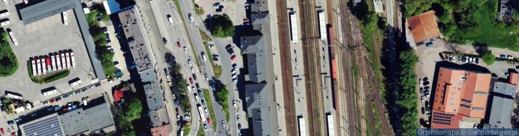 Zdjęcie satelitarne DHL POP Relay PKP