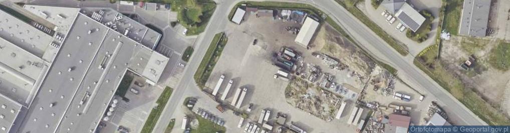 Zdjęcie satelitarne DHL POP Stacja paliw Burboil