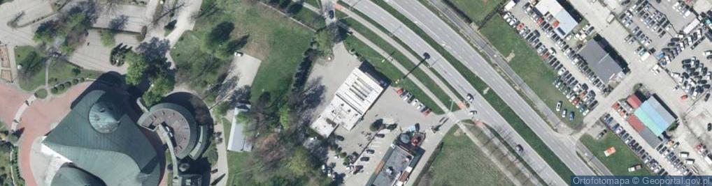 Zdjęcie satelitarne DHL POP Stacja paliw Shell