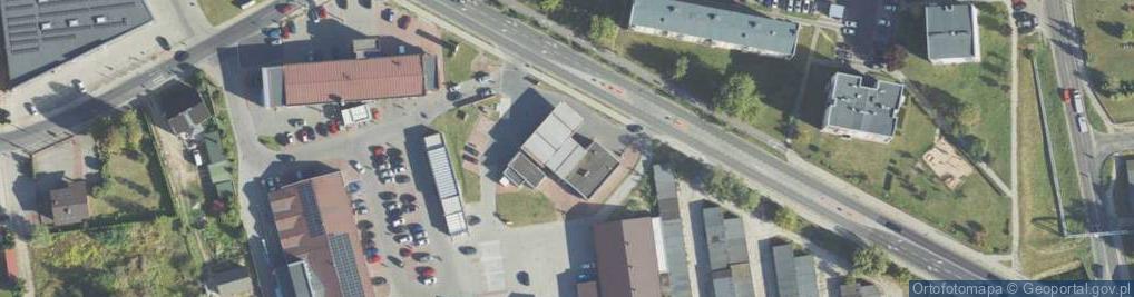 Zdjęcie satelitarne DHL POP Stacja paliw Shell