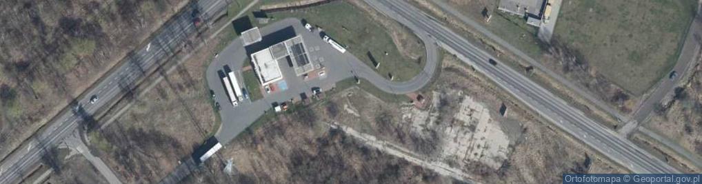 Zdjęcie satelitarne DHL POP Stacja paliw Shell