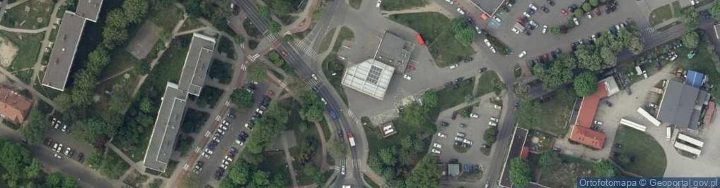 Zdjęcie satelitarne DHL POP Stacja paliw Shell