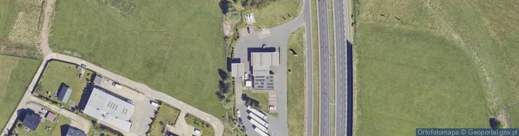Zdjęcie satelitarne DHL POP Stacja paliw Shell