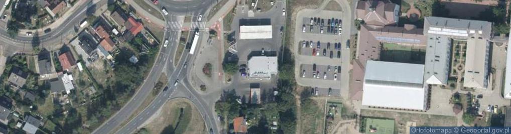 Zdjęcie satelitarne DHL POP Stacja paliw Shell