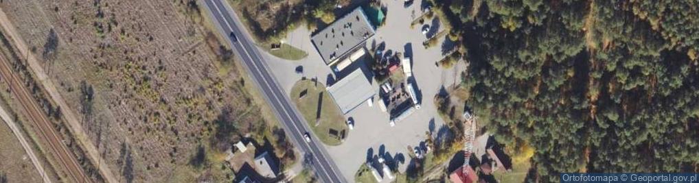Zdjęcie satelitarne DHL POP Stacja paliw Shell
