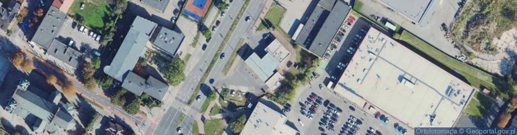 Zdjęcie satelitarne DHL POP Stacja paliw Shell