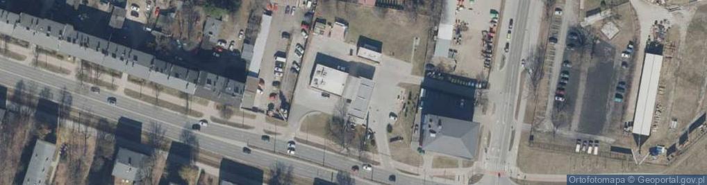 Zdjęcie satelitarne DHL POP Stacja paliw Shell