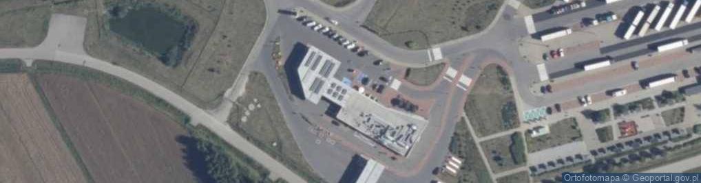 Zdjęcie satelitarne DHL POP Stacja paliw Shell