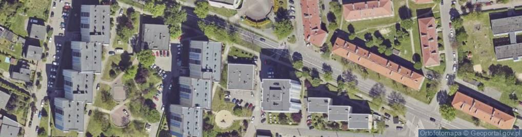 Zdjęcie satelitarne DHL POP ŻABKA