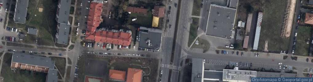 Zdjęcie satelitarne DHL POP ŻABKA