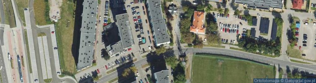 Zdjęcie satelitarne DHL POP ŻABKA