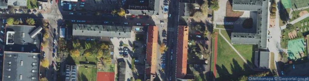 Zdjęcie satelitarne DHL POP ŻABKA