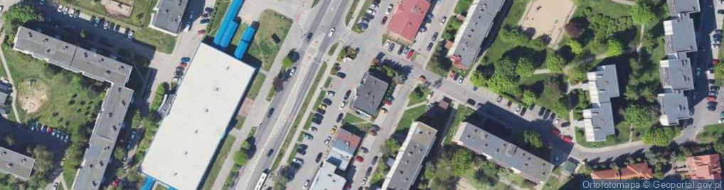 Zdjęcie satelitarne DHL POP ŻABKA