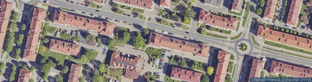 Zdjęcie satelitarne DHL POP ŻABKA