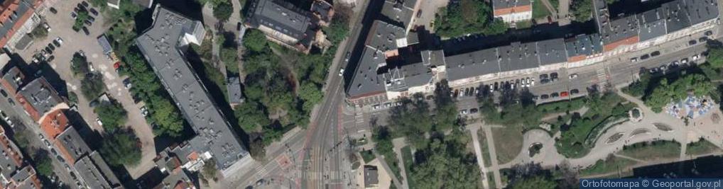 Zdjęcie satelitarne DHL POP ŻABKA