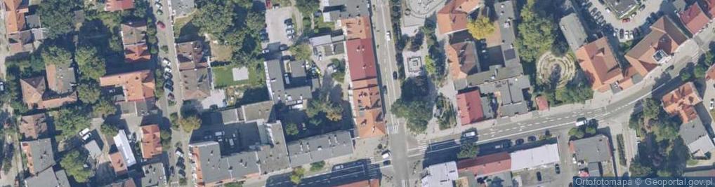 Zdjęcie satelitarne DHL POP ŻABKA