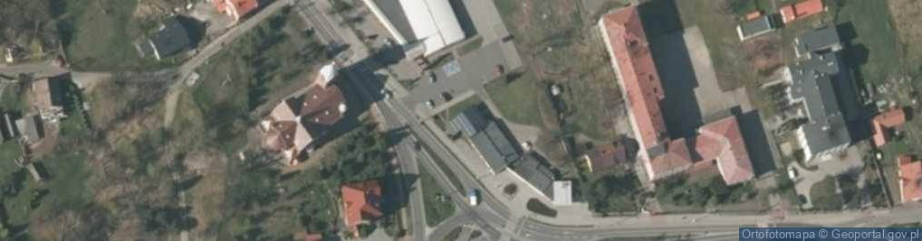 Zdjęcie satelitarne DHL POP Żabka