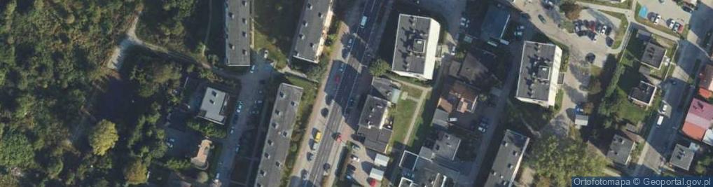 Zdjęcie satelitarne DHL POP ŻABKA