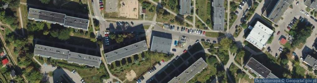 Zdjęcie satelitarne DHL POP Żabka