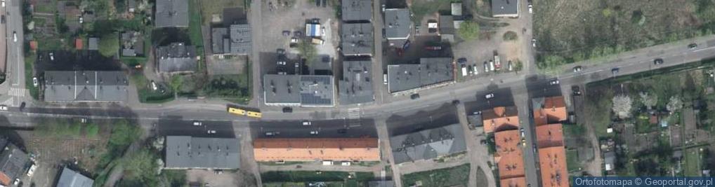 Zdjęcie satelitarne DHL POP ŻABKA