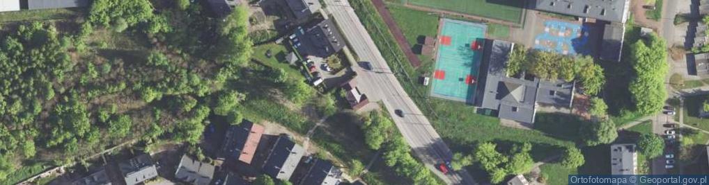 Zdjęcie satelitarne DHL POP ŻABKA