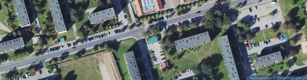 Zdjęcie satelitarne DHL POP Żabka