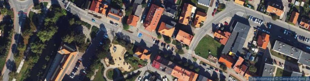 Zdjęcie satelitarne DHL POP ŻABKA