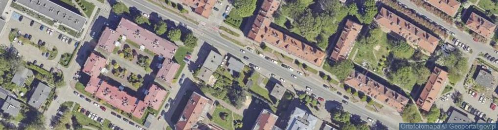 Zdjęcie satelitarne DHL POP ŻABKA