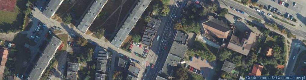 Zdjęcie satelitarne DHL POP ŻABKA