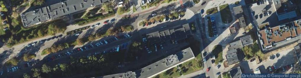 Zdjęcie satelitarne DHL POP ŻABKA