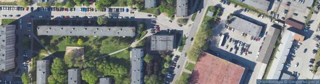 Zdjęcie satelitarne DHL POP ŻABKA