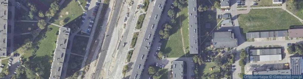 Zdjęcie satelitarne DHL POP ŻABKA