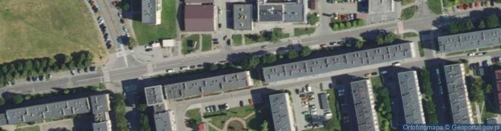 Zdjęcie satelitarne DHL POP ŻABKA