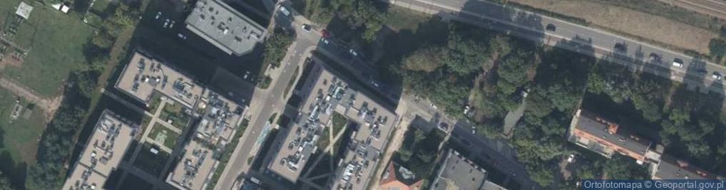 Zdjęcie satelitarne DHL POP Żabka