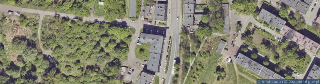 Zdjęcie satelitarne DHL POP ŻABKA